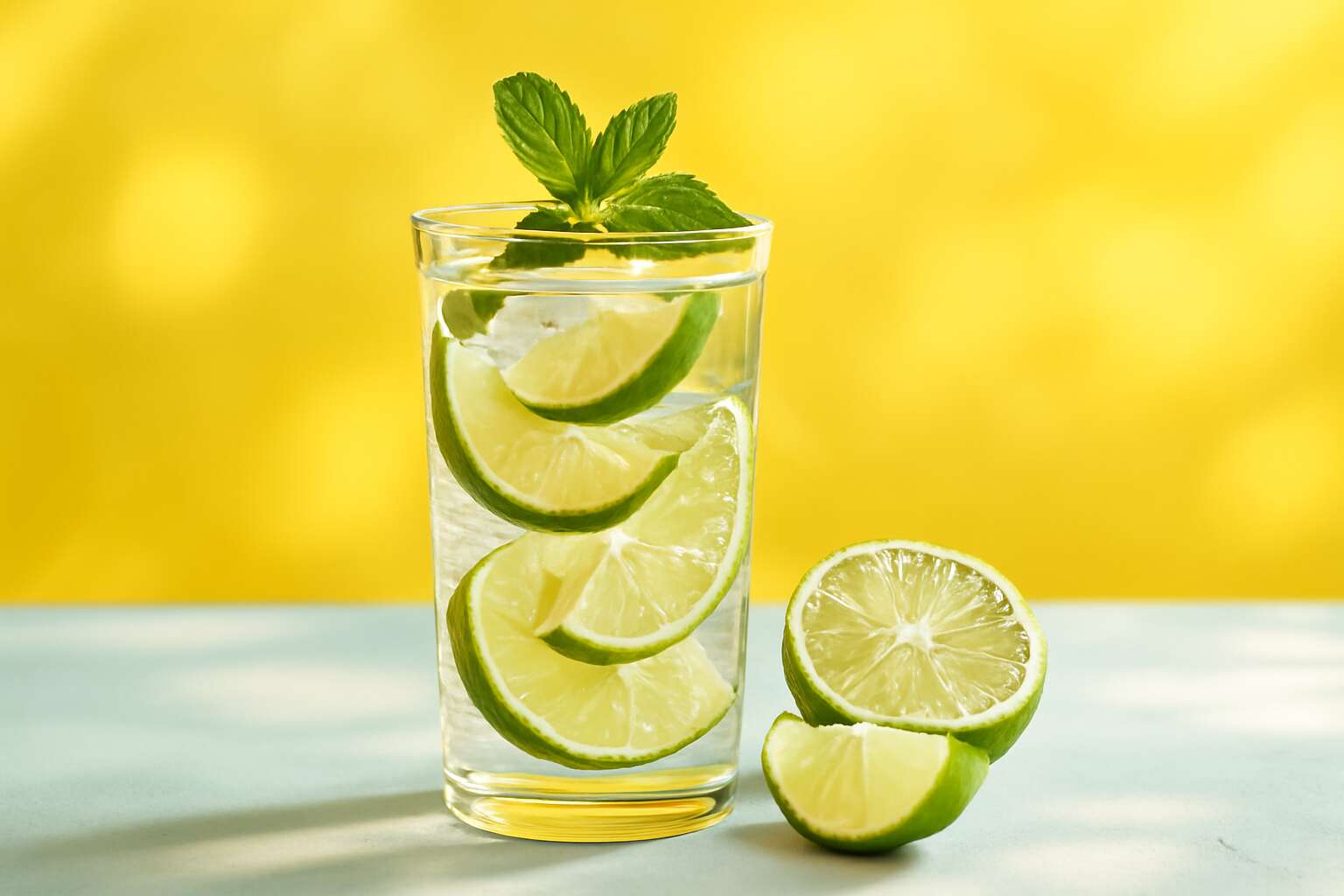 benefits of drinking water with lime