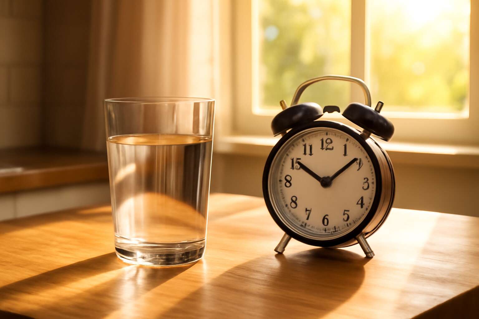 drinking water in an empty stomach in the morning