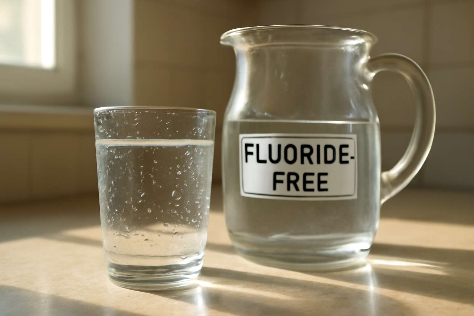 drinking water without fluoride
