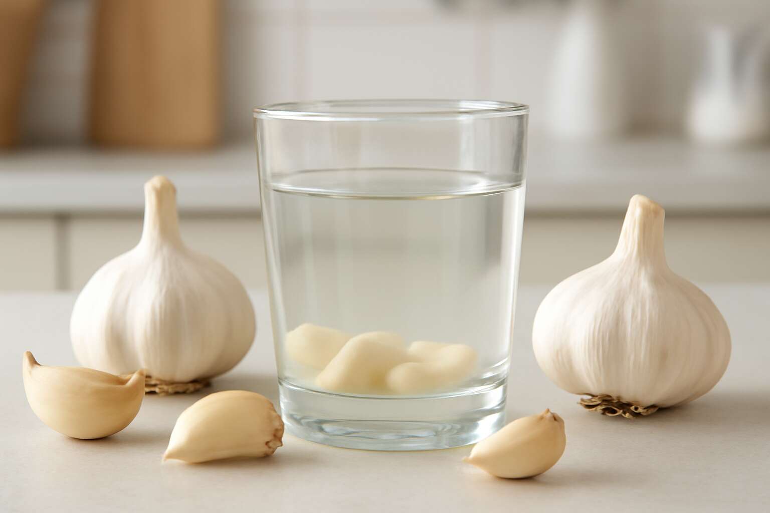 drinking water with garlic benefits