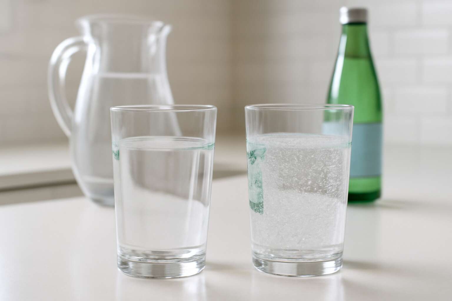 drinking water versus mineral water